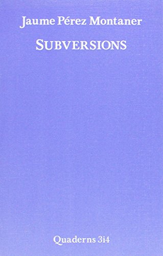 SUBVERSIONS: 36 (SIN COLECCION)