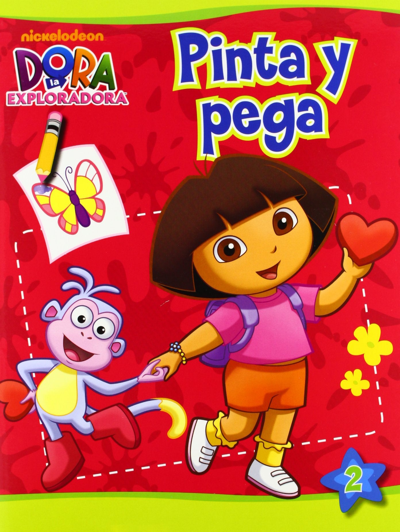 Dora la exploradora. Pinta y pega: (Incluye adhesivos) (Dora la exploradora. Actividades)