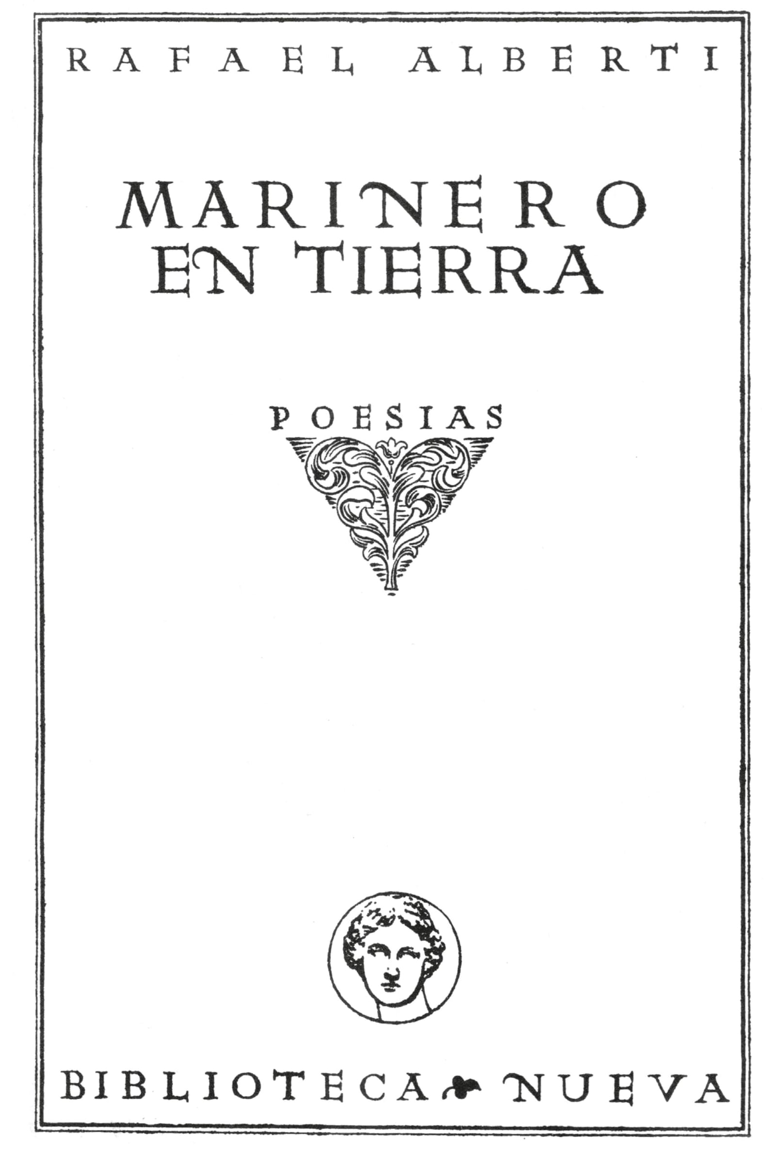MARINERO EN TIERRA (Poesía)