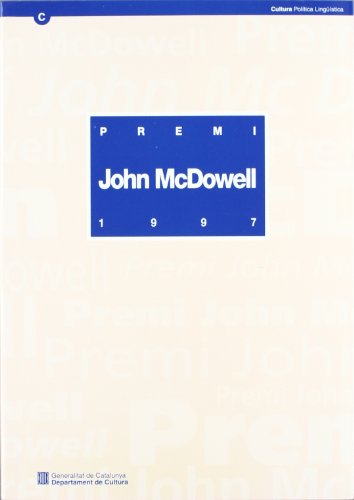 Premi John McDowell 1997. Premi a la innovació i la recerca en l'ensenyament de l'anglès com a llengua estrangera i del català com a primera o segona llengua (COM/Materials didàctics)