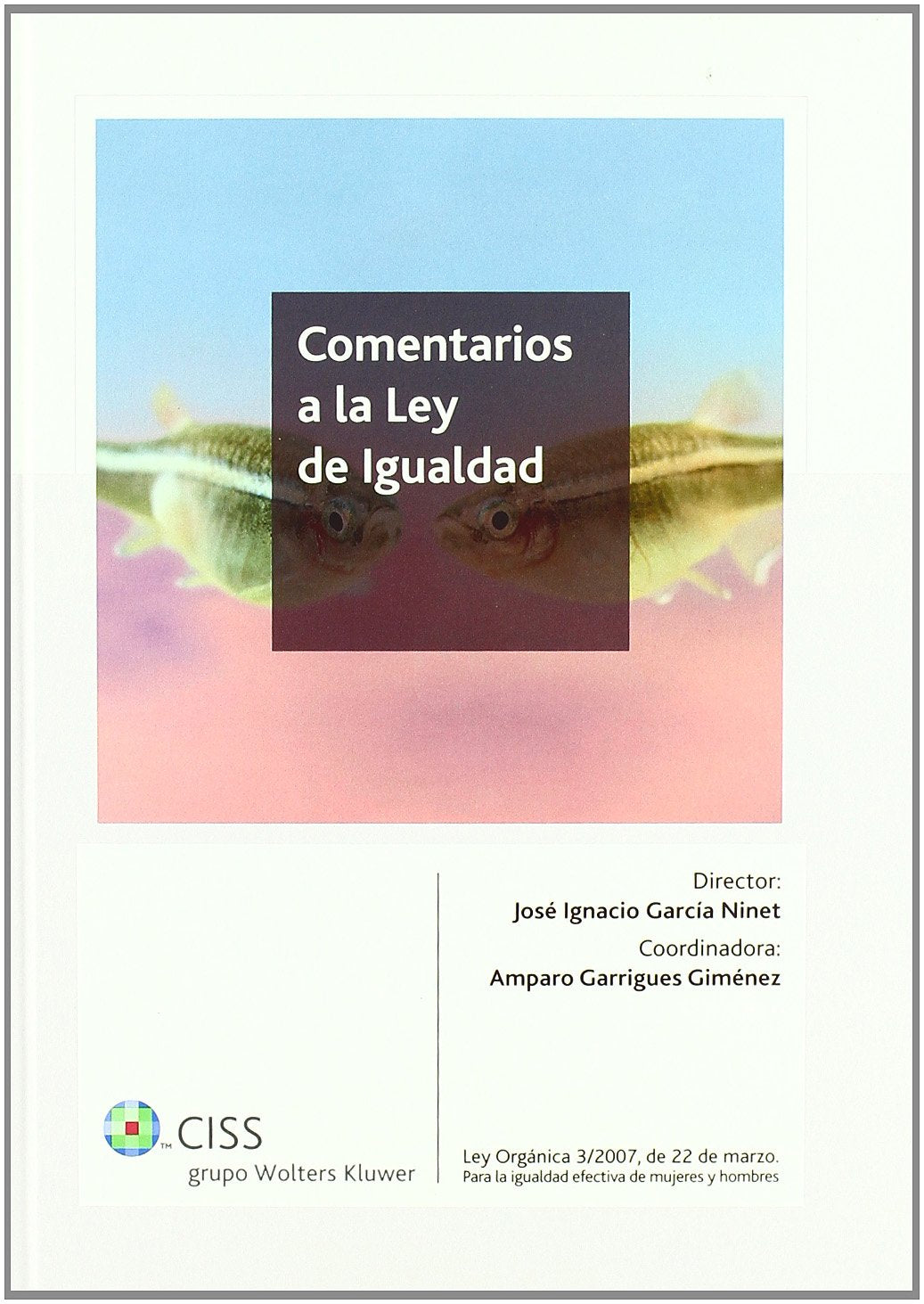 Comentarios a la Ley de Igualdad (SIN COLECCION)
