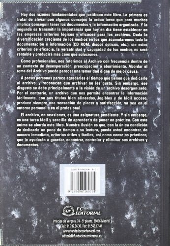Técnicas de archivo y documentación