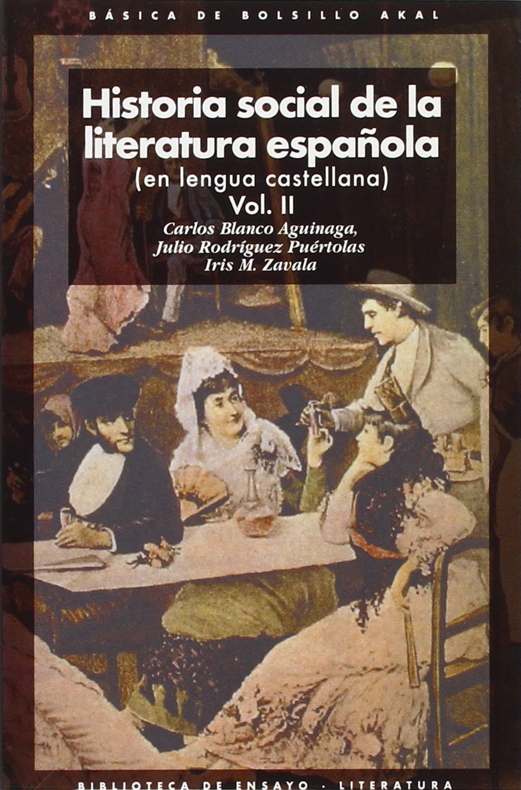 HISTORIA SOCIAL DE LA LITERATURA ESPAÑOLA