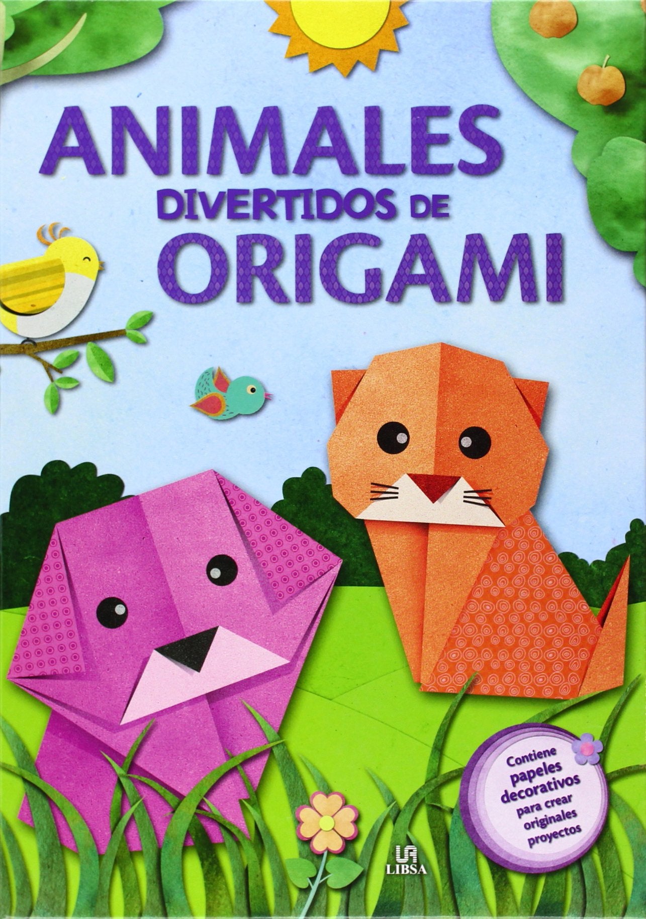 Animales Divertidos de Origami (Manualidades con Papel y Origami)