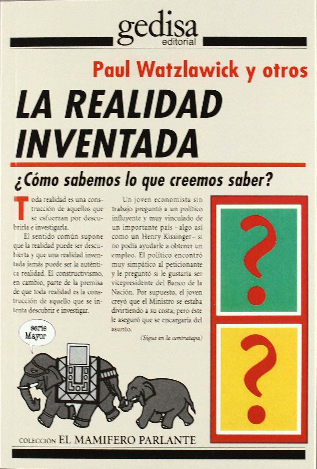 La Realidad Inventada (SIN COLECCION)
