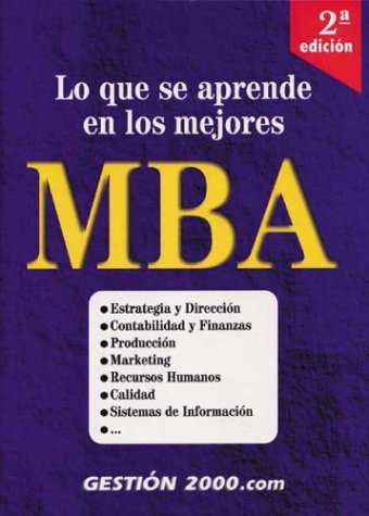 Lo Que Se Aprende En Los Mejores MBA