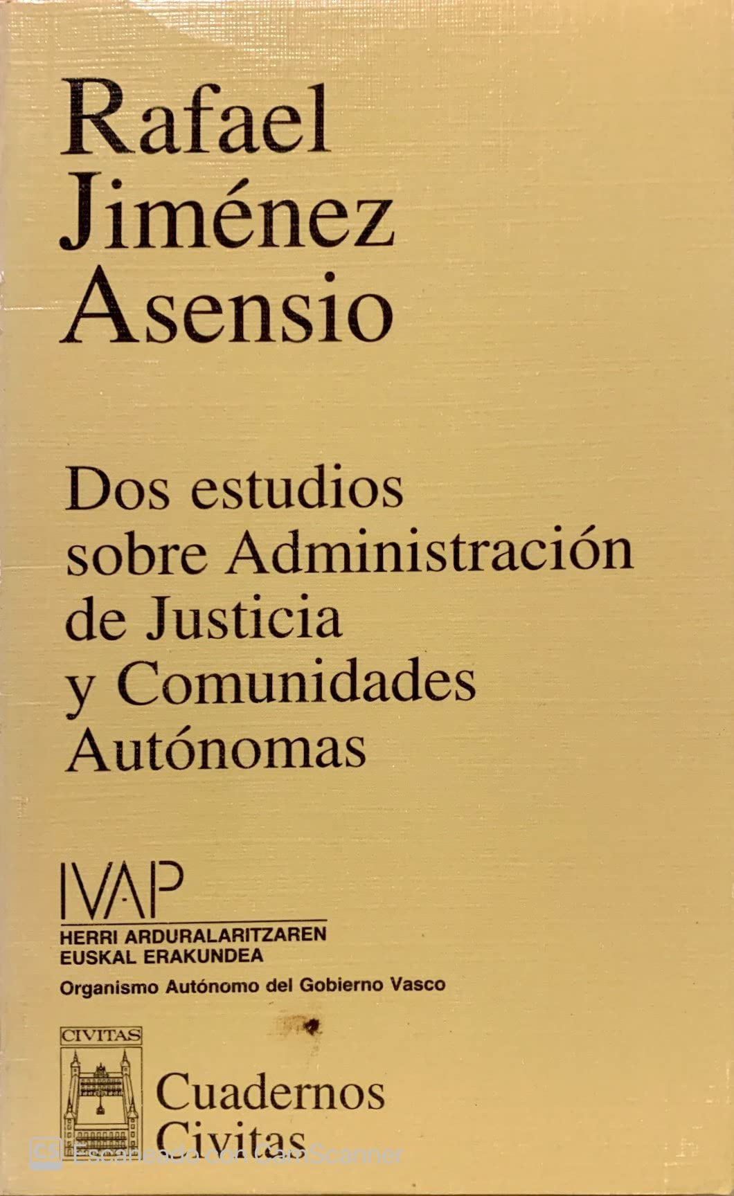 Dos estudios sobre administracion de justicia y comunidades autonomas