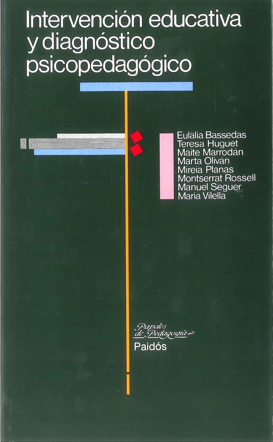 Intervención educativa y diagnóstico psicopedagógico: 1 (Educador)