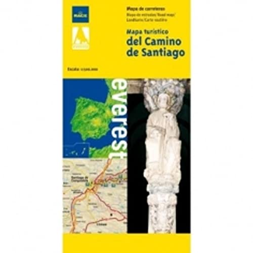 Mapa turístico del Camino de Santiago (Mapas turísticos/ serie amarilla)