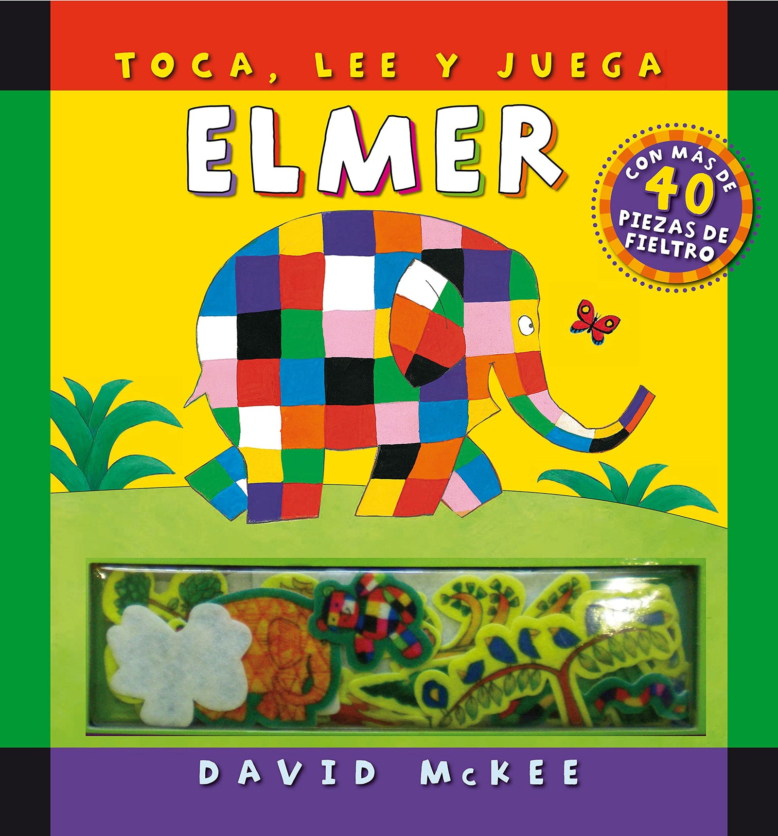 Elmer. Toca, lee y juega: (Incluye piezas de fieltro)