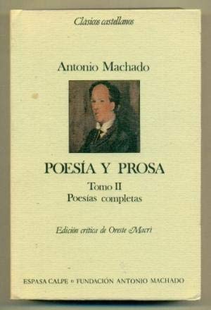 POESIAS COMPLETAS II-POESIA Y PROSA (SIN COLECCION)