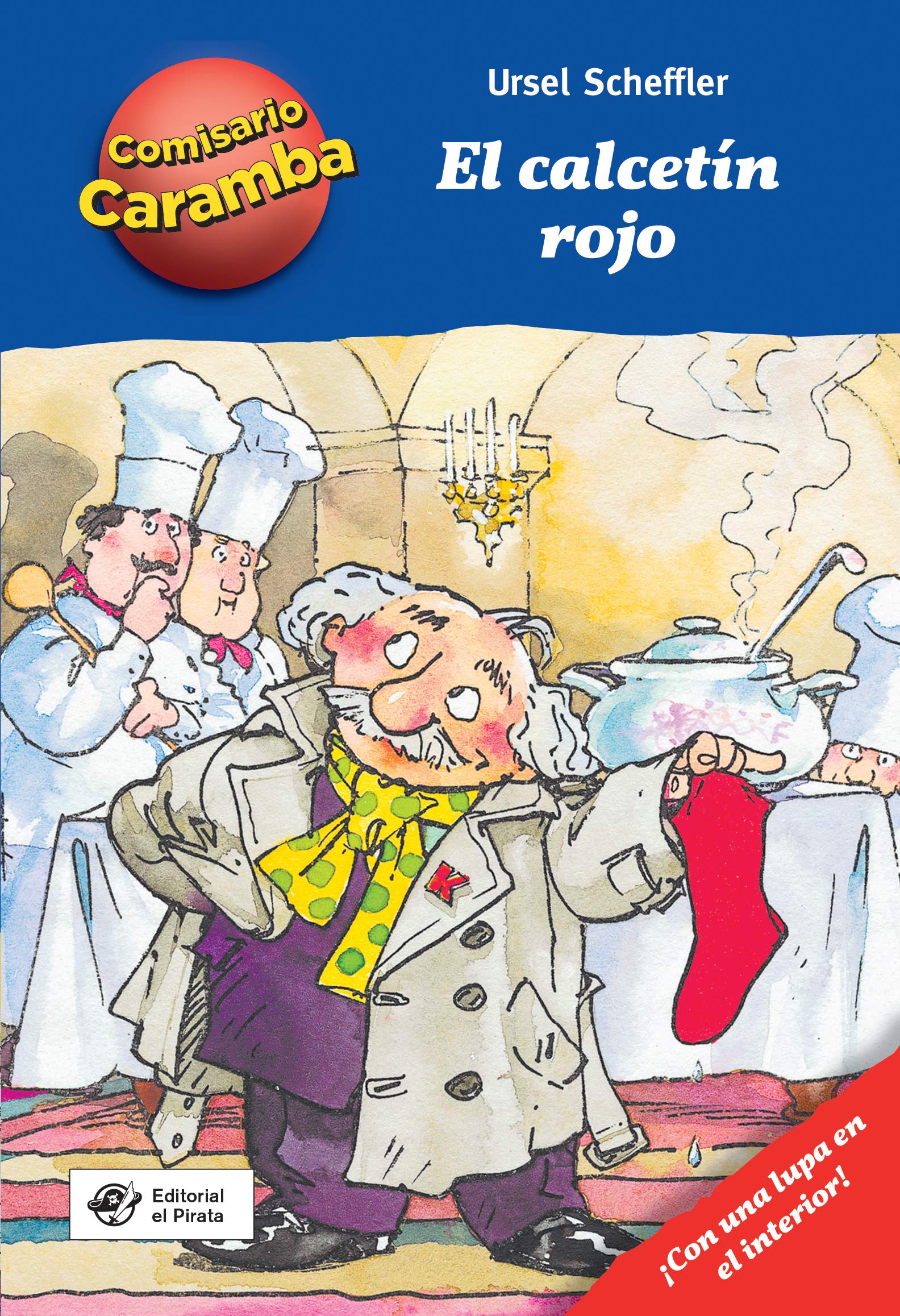 El calcetín rojo - Libros de detectives para niños de 8 años