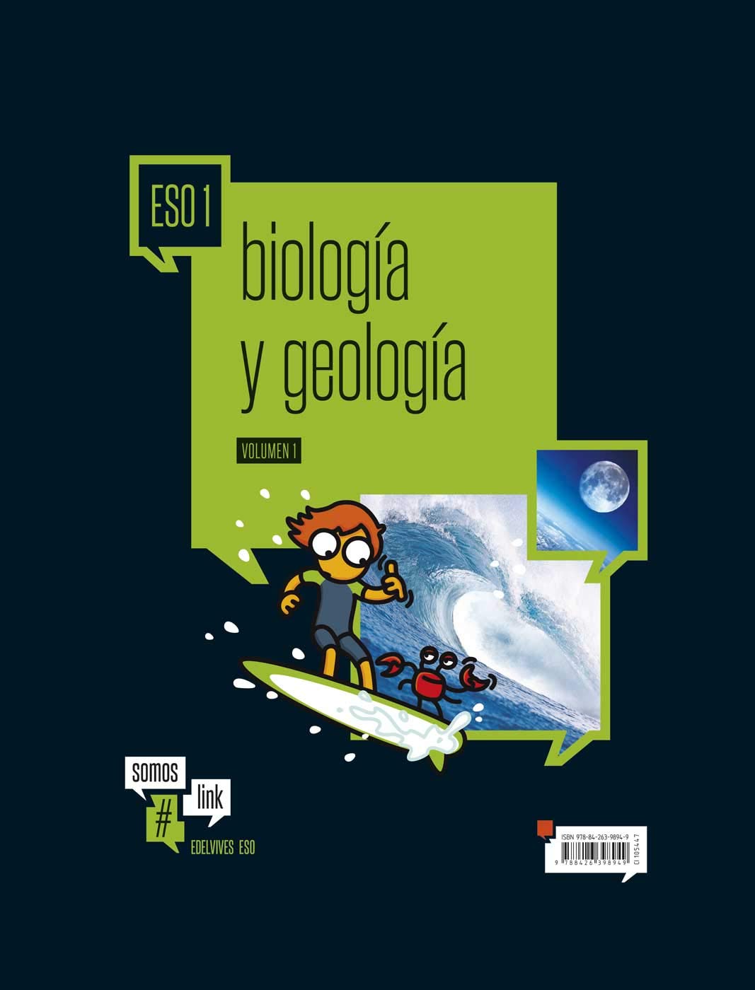 Biología y Geología 1º ESO (Tres volumenes) (Somoslink) - 9788426398949