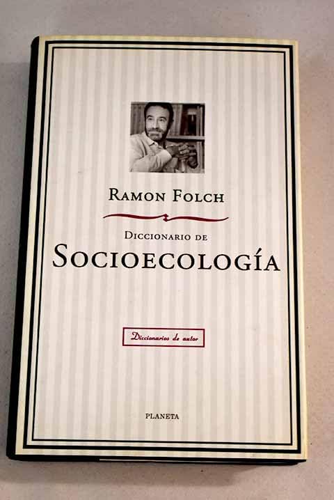 Socioecologia Diccionario