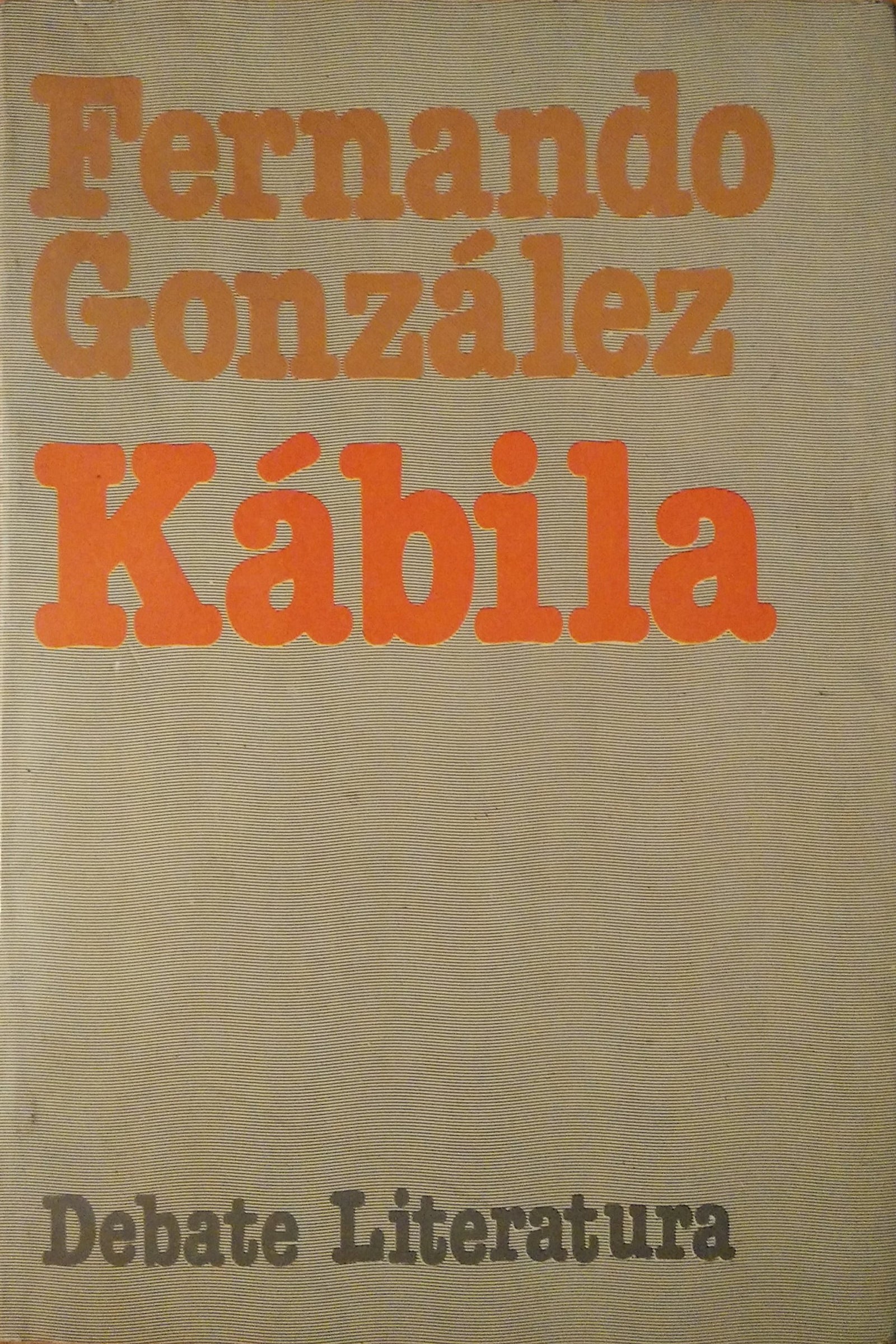 Kábila (Colección Literatura)