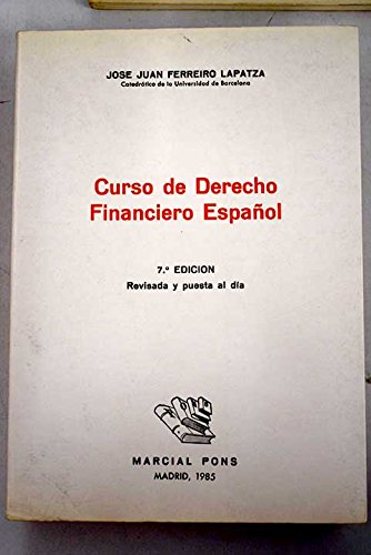 Curso de Derecho financiero Español
