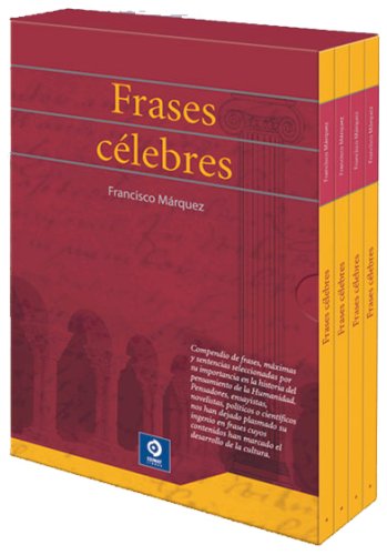 (pack 4) frases celebres (Estuches de Cultura Popular)