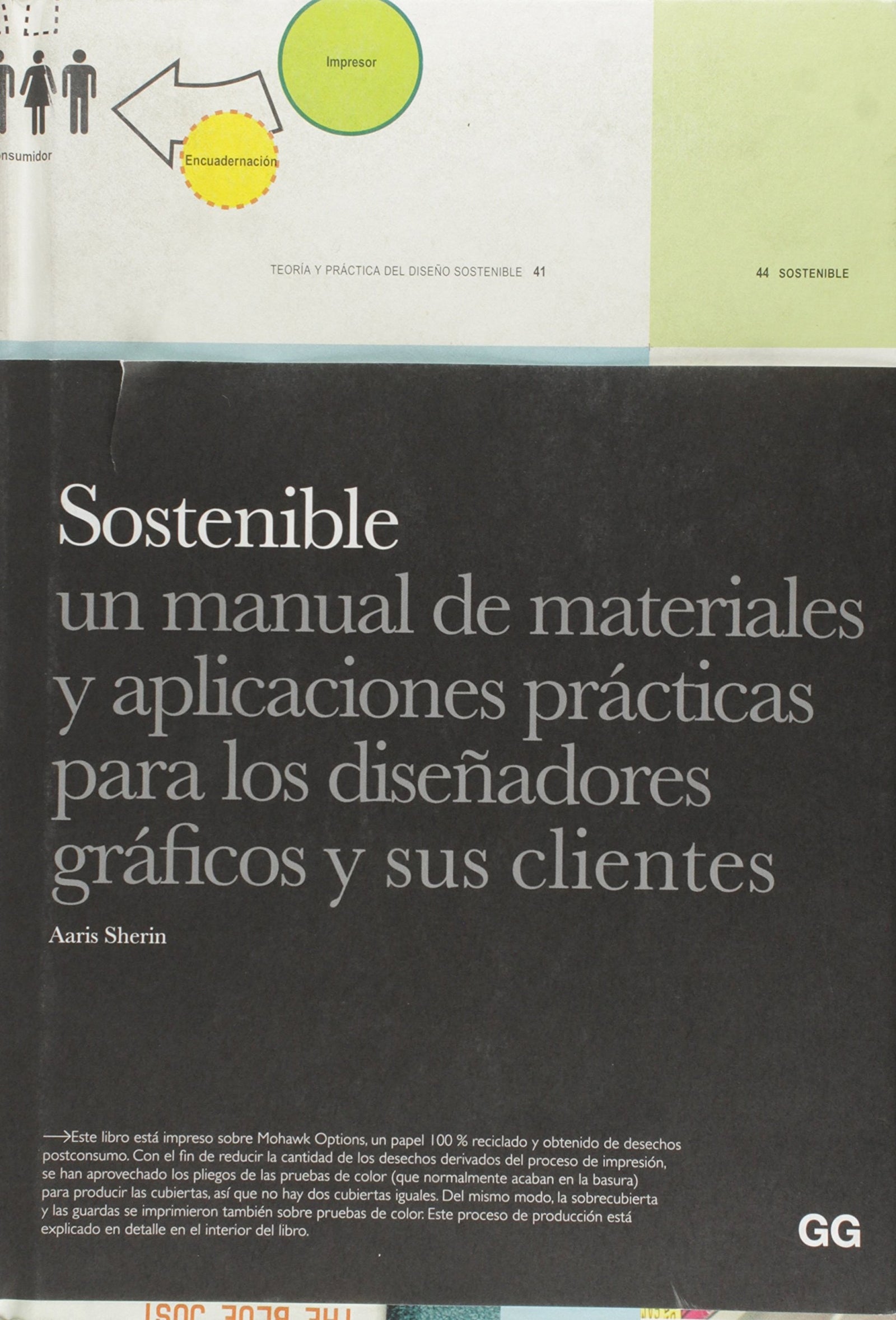 Sostenible.: Un manual de materiales y aplicaciones prácticas para los diseñadores gráficos y sus clientes
