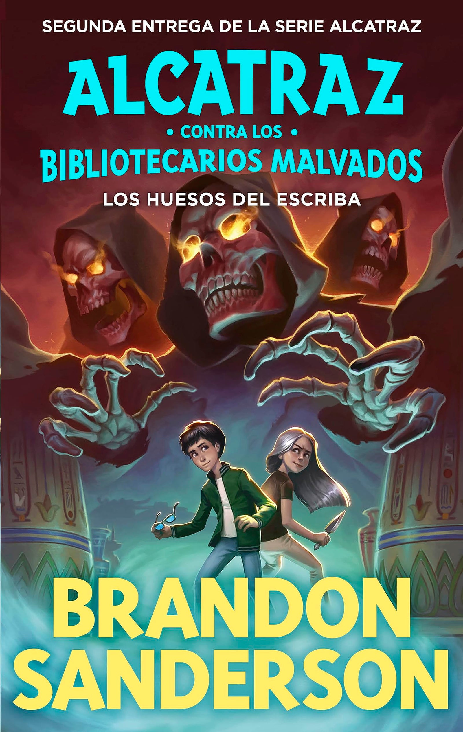 Los huesos del escriba (Alcatraz contra los Bibliotecarios Malvados 2) (Brandon Sanderson)