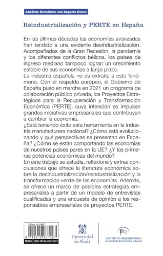Reindustrialización y PERTE en España: Industria y política industrial en la transición verde: 460 (Investigación y Debate)