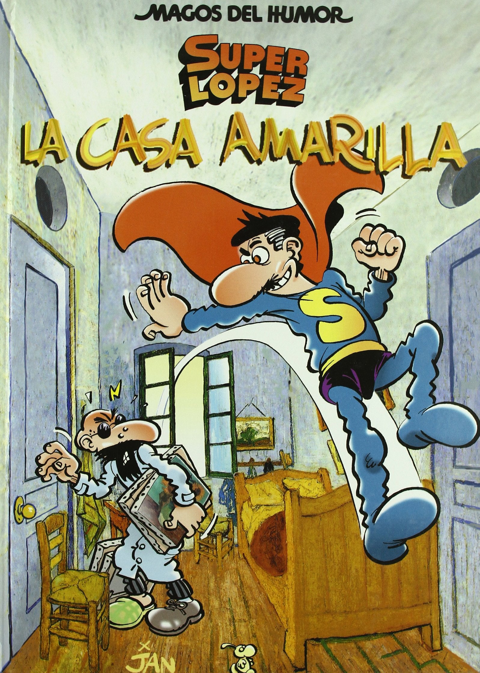 Superlópez. La casa amarilla (Magos del Humor 108) (Bruguera Clásica)