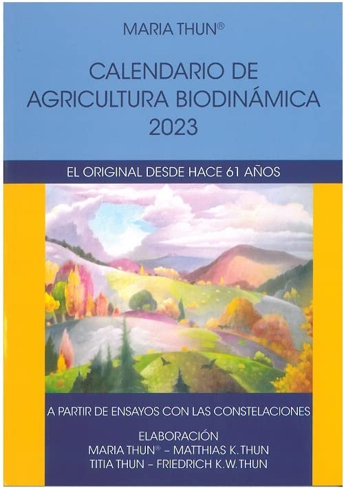 Calendario de Agricultura Biodinámica 2023.