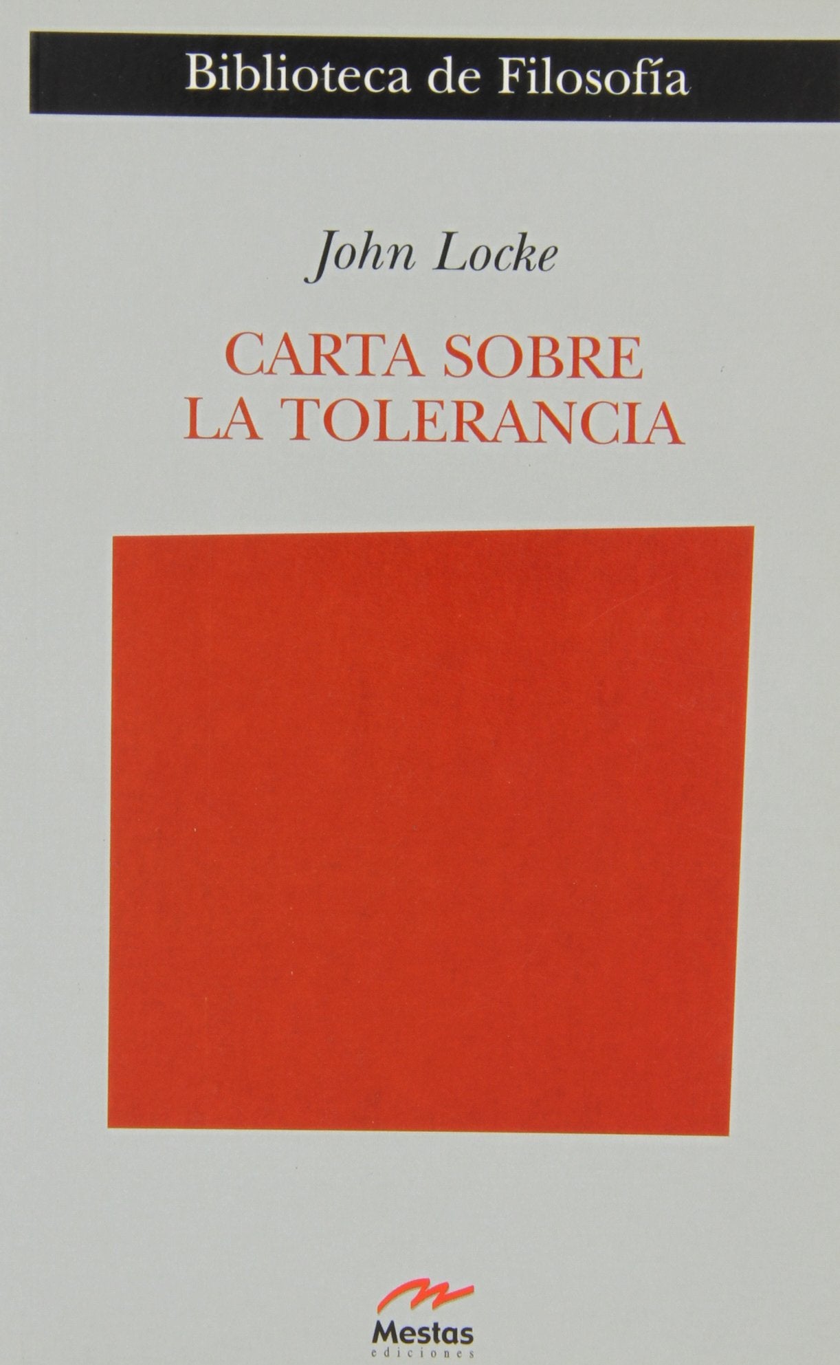 Carta sobre la tolerancia (Biblioteca de Filosofía)