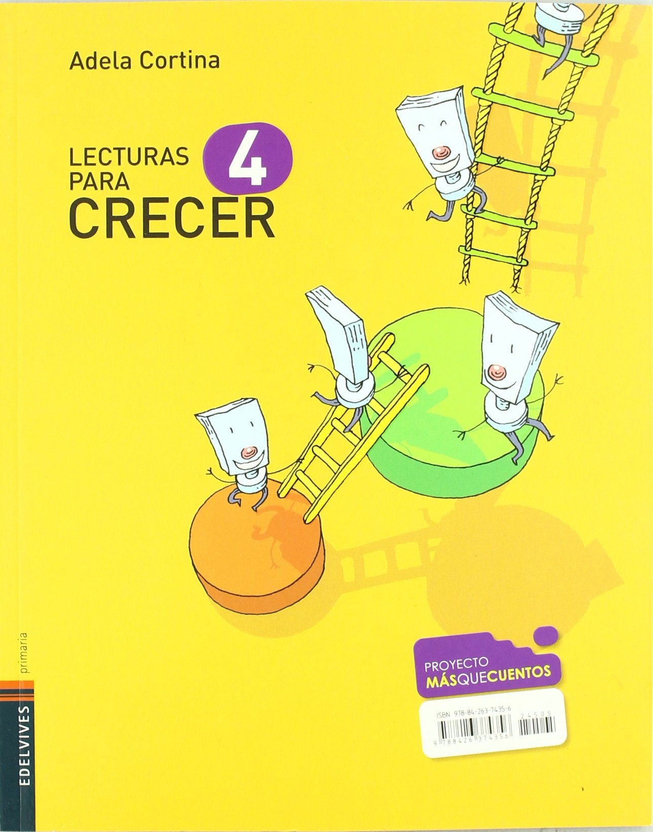 Lecturas para Crecer 4º Primaria (Masquecuentos) - 9788426374356
