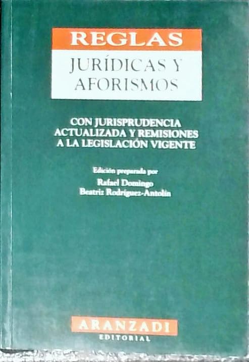 Reglas juridicas y aforismos