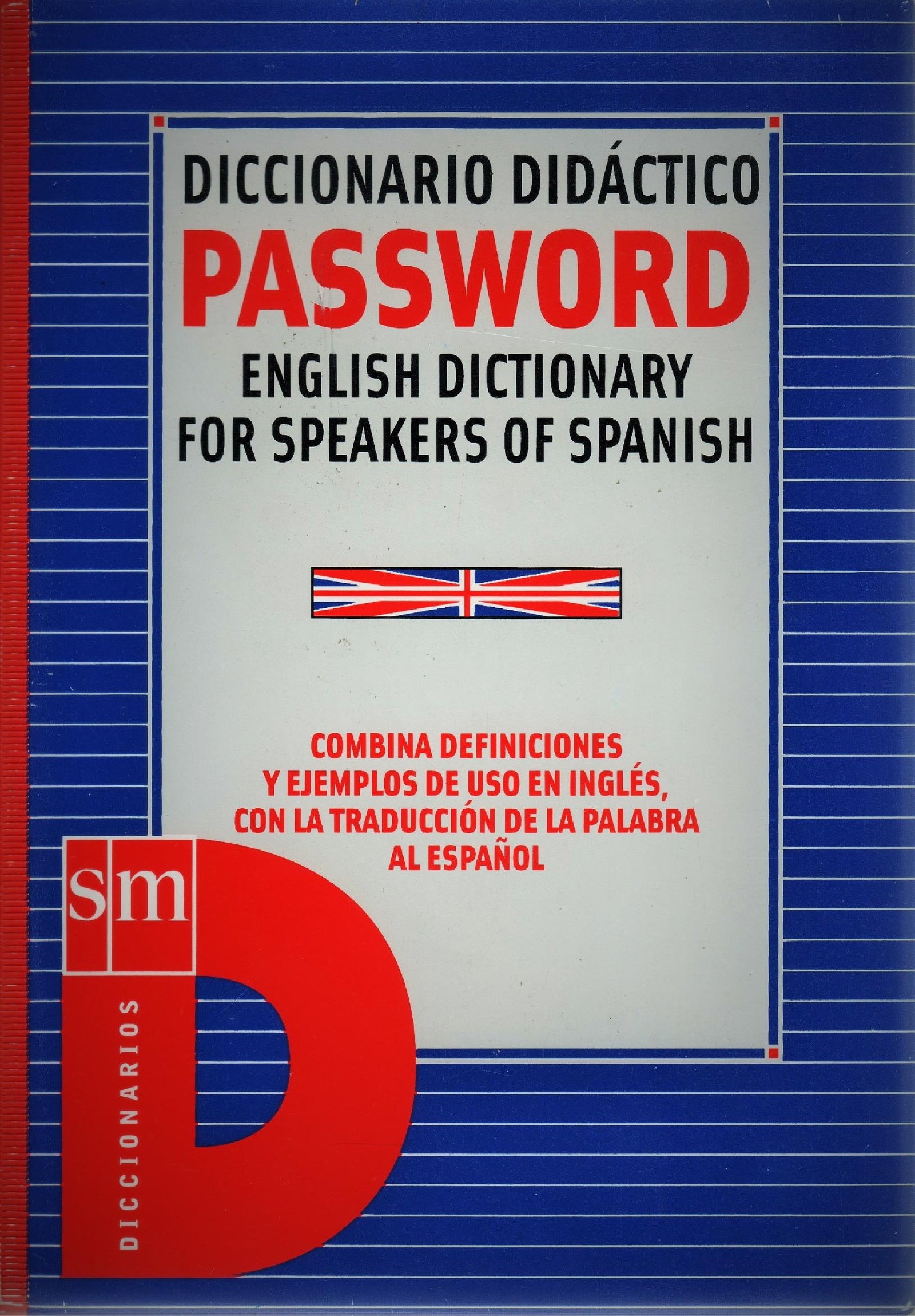 Password. Diccionario didáctico.: English dictionary for speakers of spanish - 9788434886018 (SIN COLECCION)