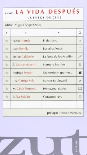 La Vida Después: Cuentos de cine (RELATOS)