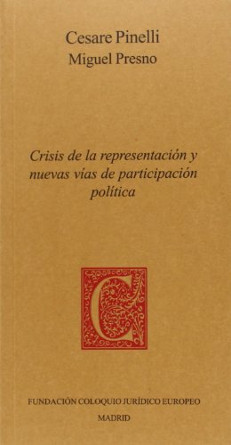 Crisis de la representación y nuevas vías de participación polítiica