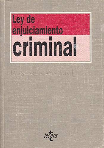 Ley de enjuiciamiento criminal