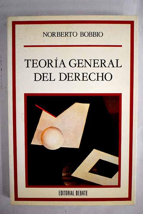 TEORIA GENERAL DEL DERECHO-DEBATE (SIN COLECCION)
