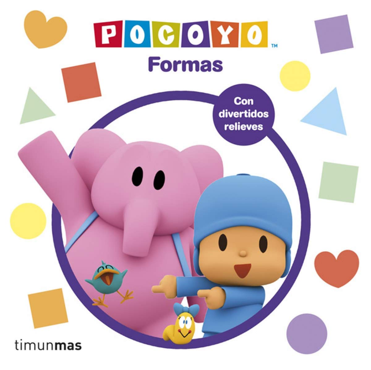 Pocoyó. Formas: Con divertidos relieves