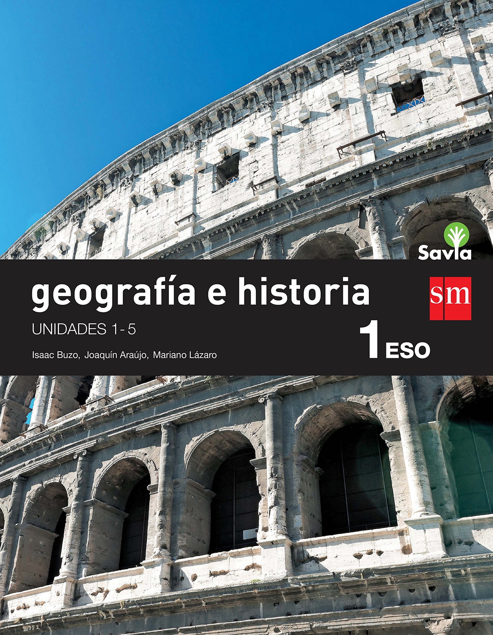 Geografía e historia. 1 ESO. Savia. Trimestres - 9788467583427 (SIN COLECCION)