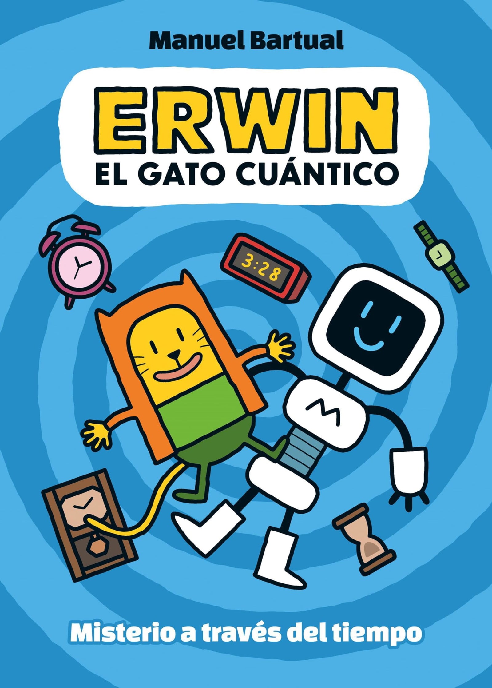 Erwin, el gato cuántico 1 - Misterio a través del tiempo: Misterio a través del tiempo / Mystery through Time (Mi primer cómic)