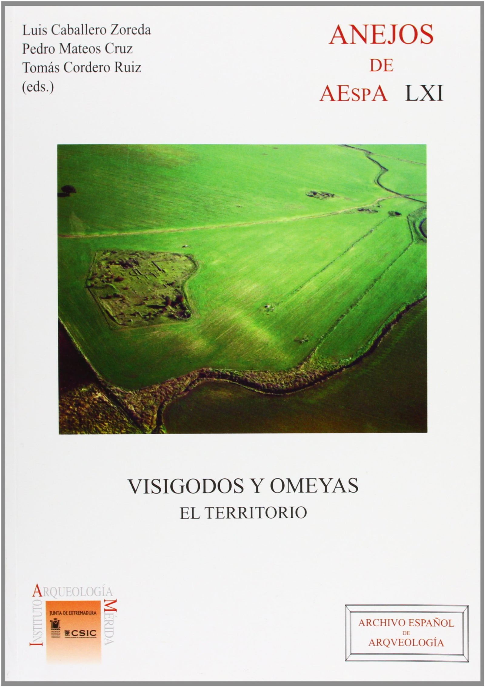 Visigodos y omeyas: El territorio: 61 (Anejos de Archivo Español de Arqueología)