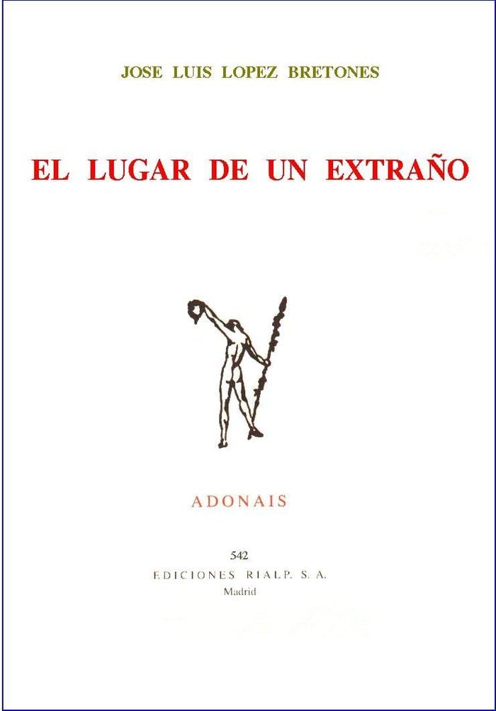 El lugar de un extraño: 542 (Poesía. Adonais)