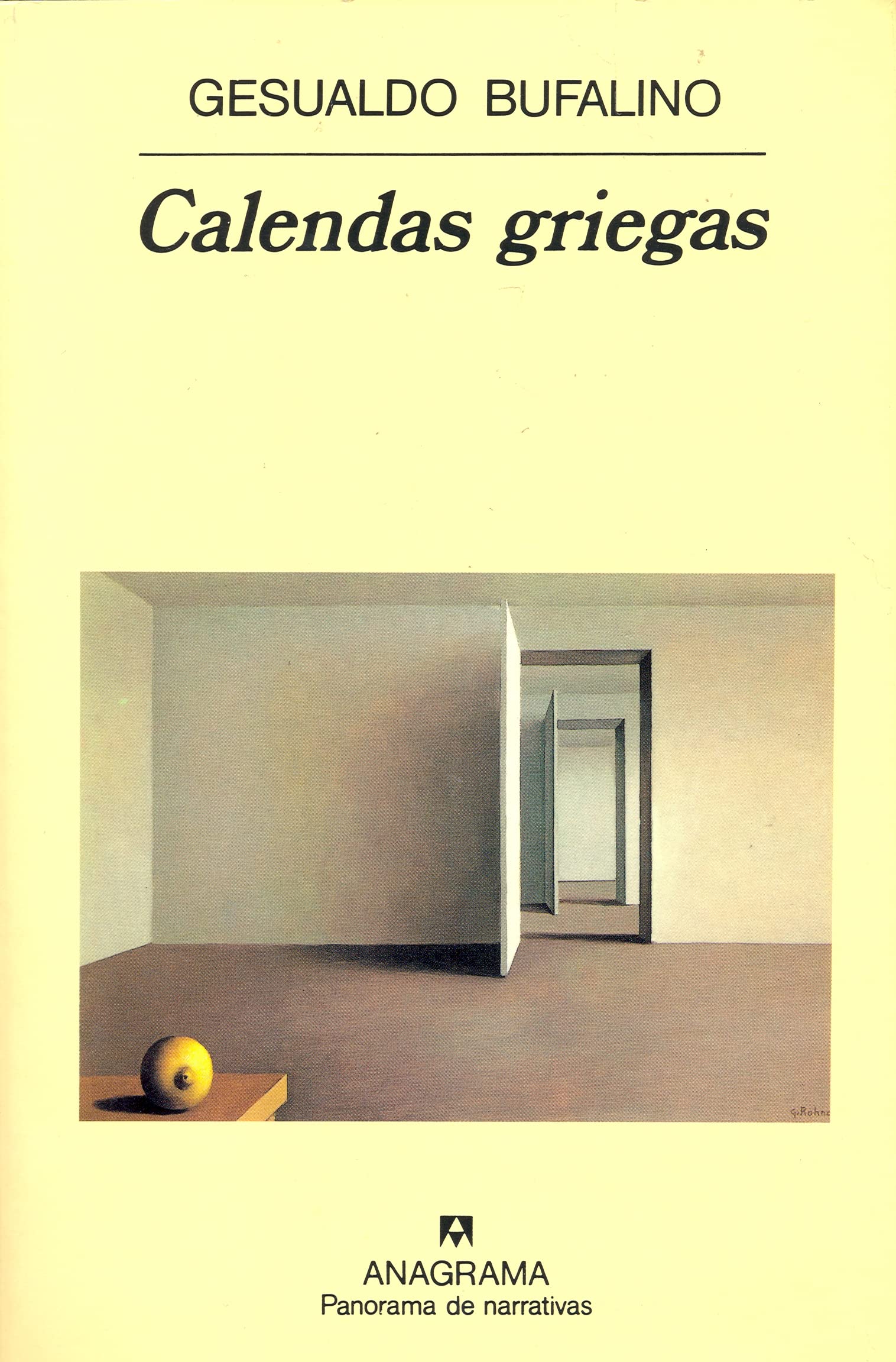 Calendas griegas: 288 (Panorama de narrativas)