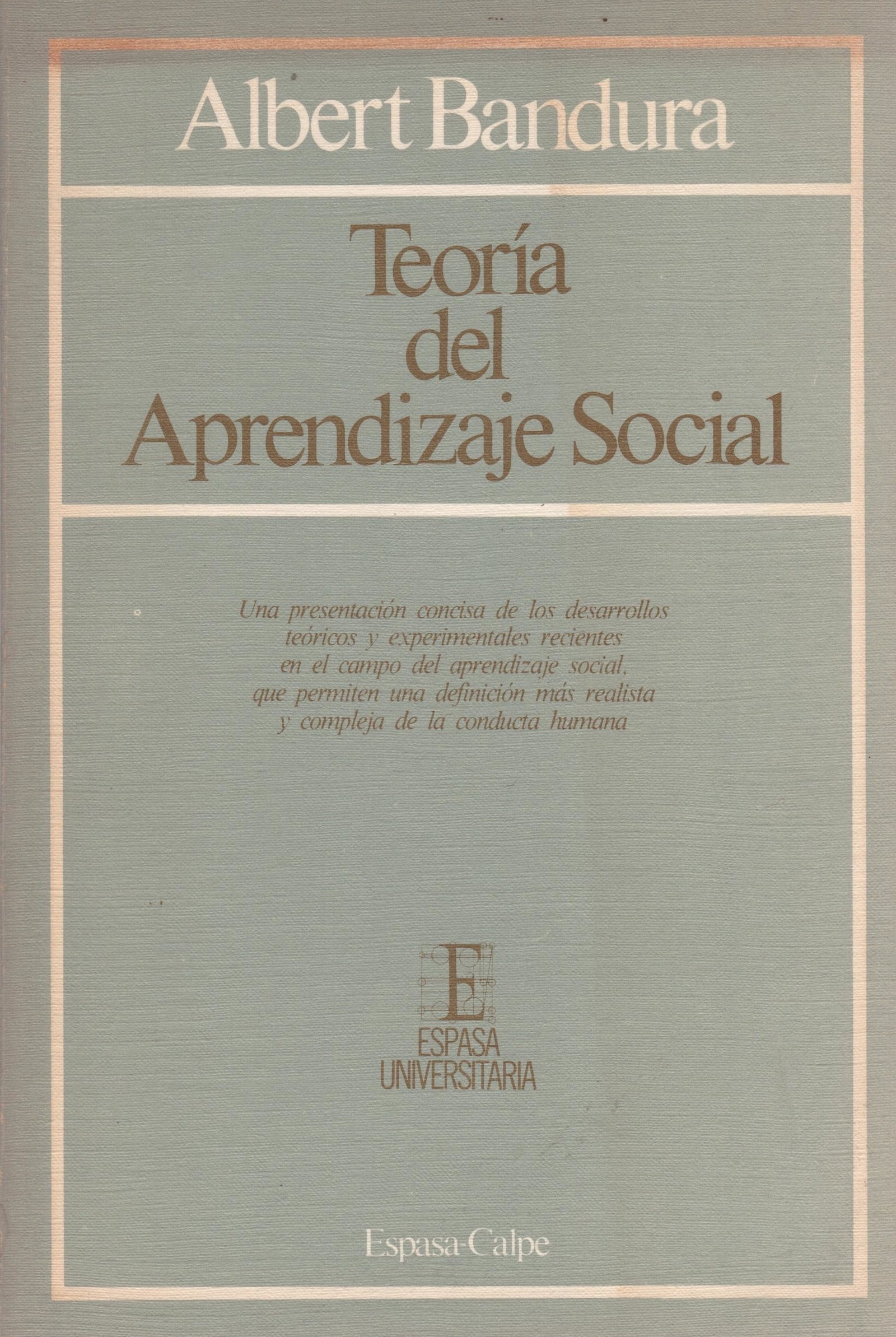 Teoria del aprendizaje social