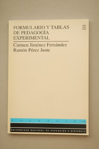 Formulario y Tablas de Pedagogía Experimental (UNIDAD DIDÁCTICA)