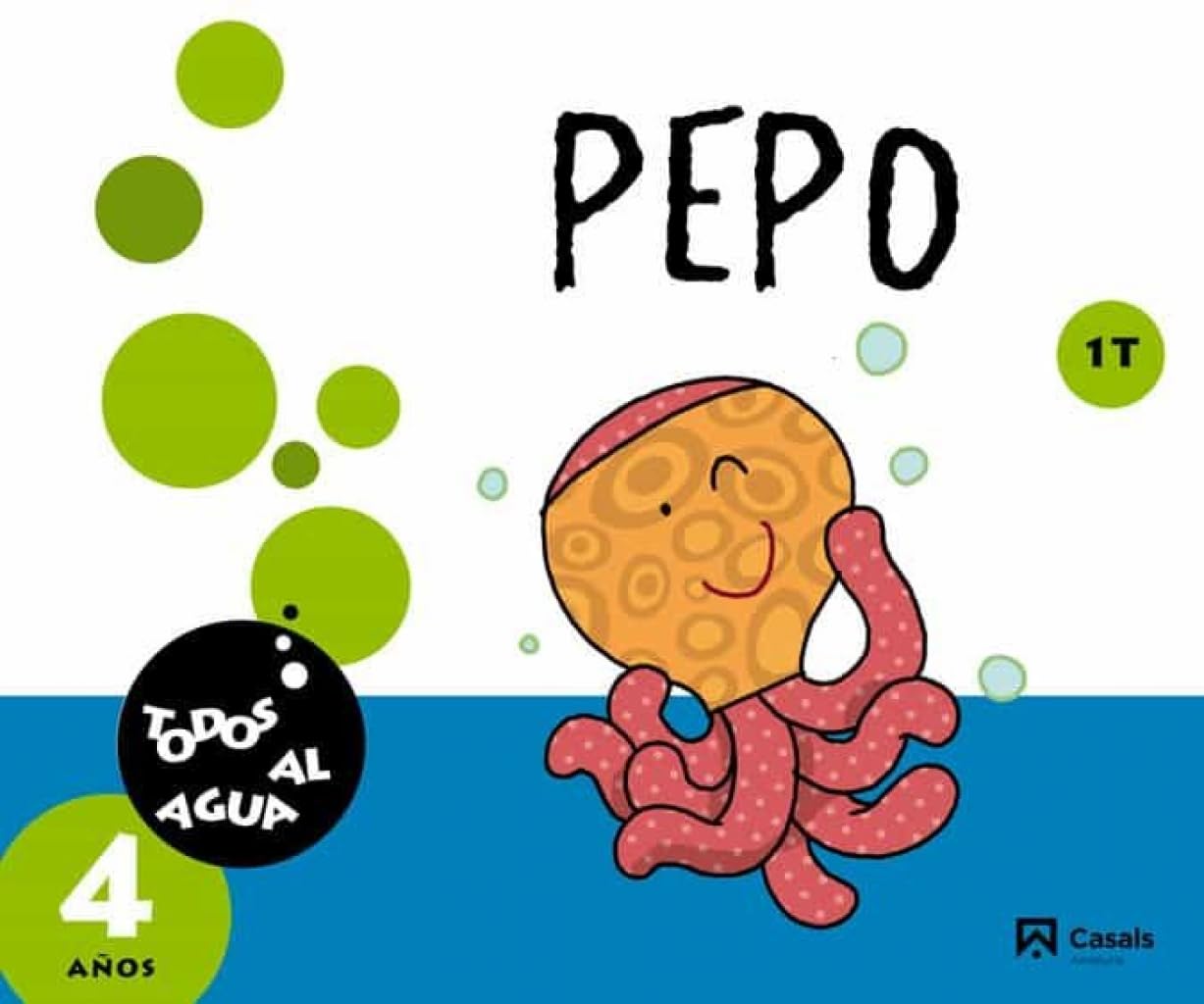 Pepo 4 años. 1er trimestre. Todos al agua (Andalucía) - 9788421853825
