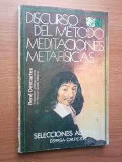 DISCURSO DEL METODO MEDITACIONES METAFISICAS