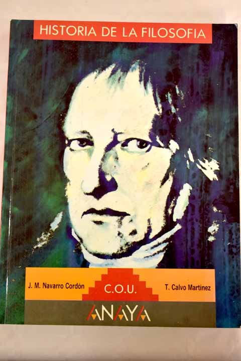 Historia de la filosofia, cou
