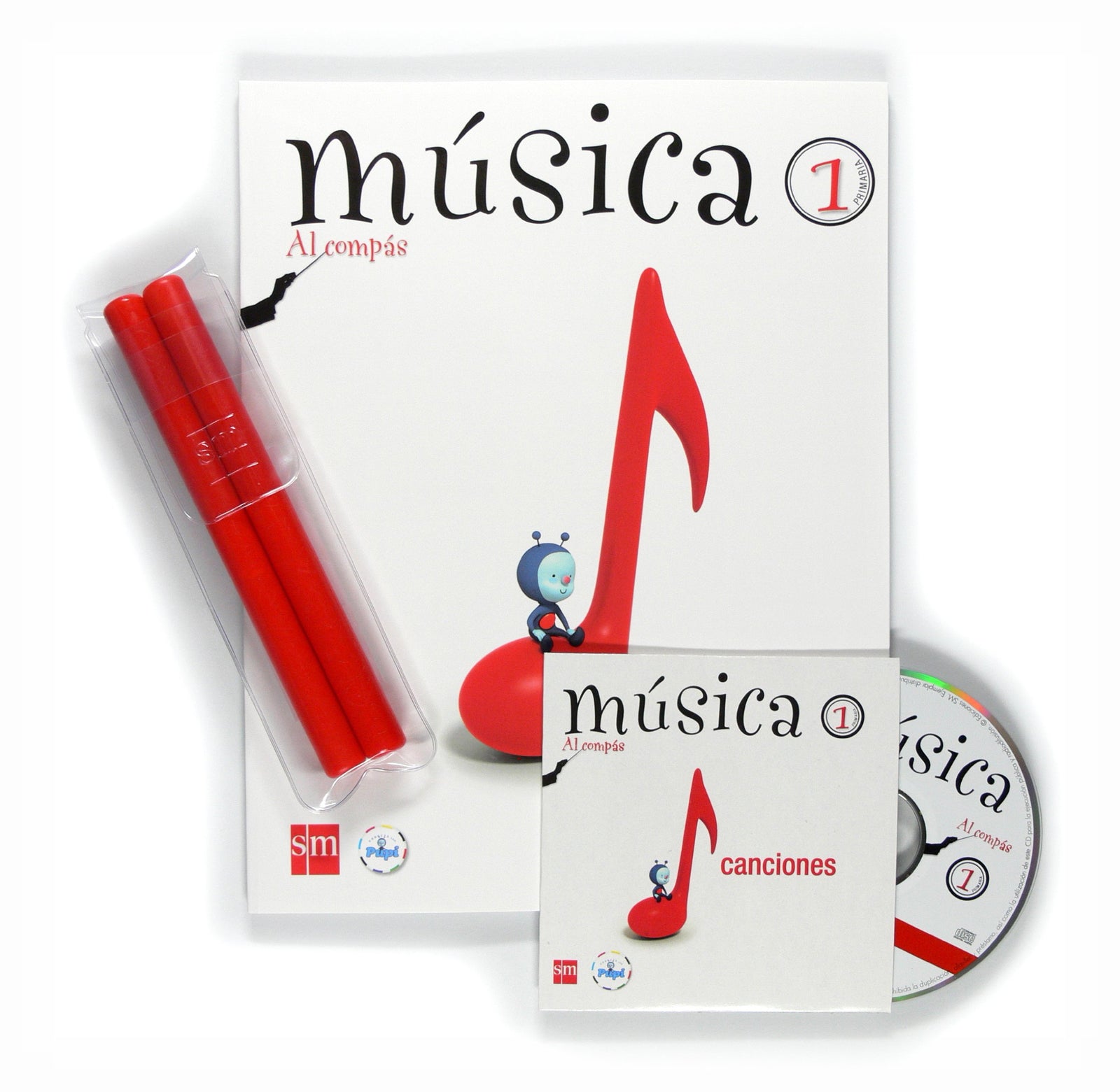 Música, Al Compás. 1 Primaria. Conecta con Pupi - 9788467546545 (SIN COLECCION)