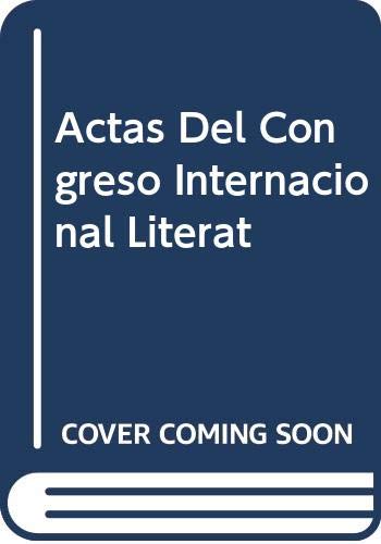 Literatura de las Américas 1898-1998. Congreso internacional León, 12-16 Octubre 1998