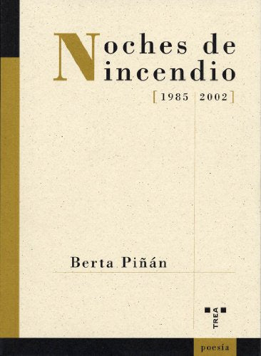 Noches de incendio (1985-2002): 4 (Poesía)