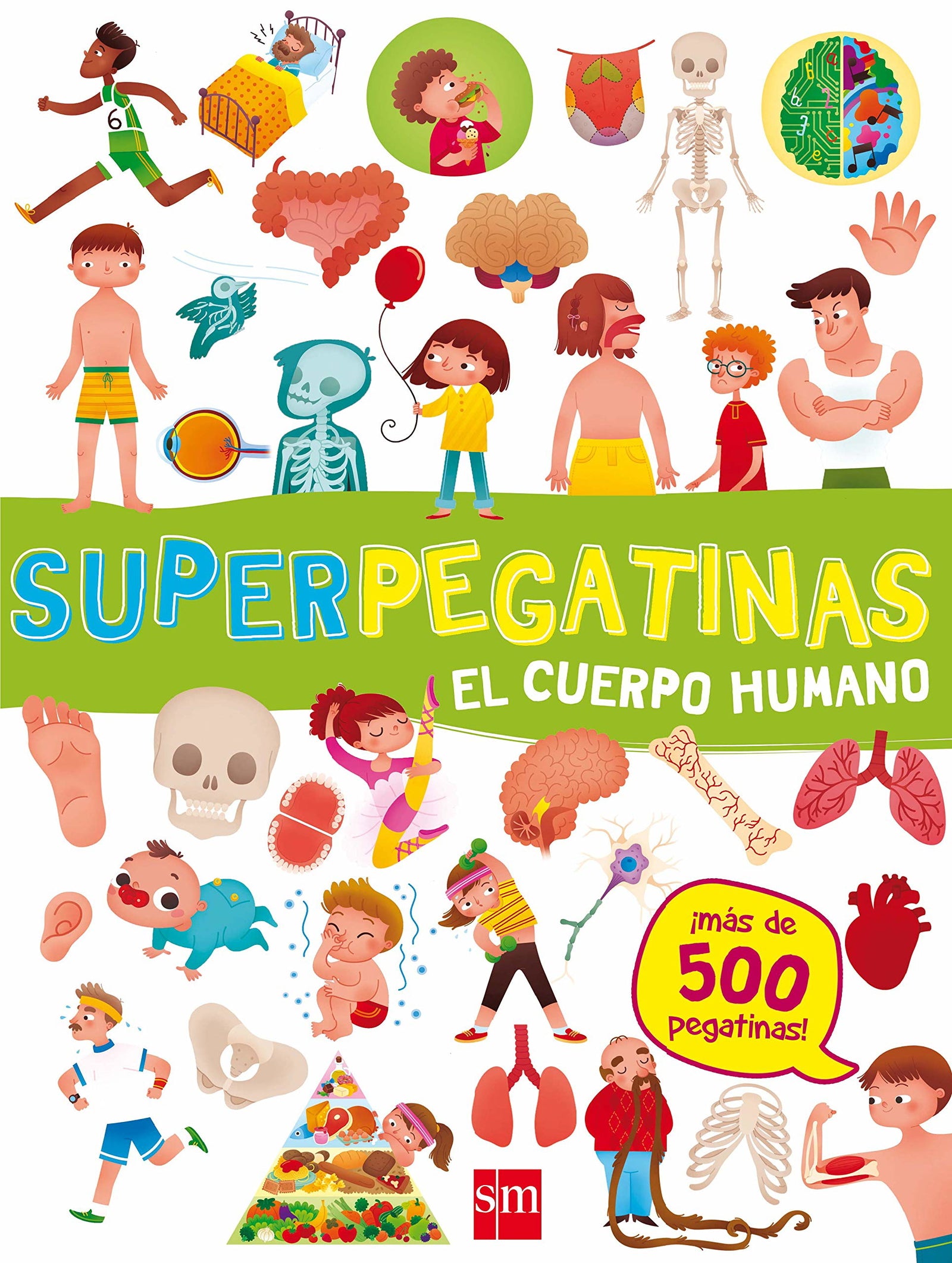 Superpegatinas El cuerpo humano (Pegatinas)