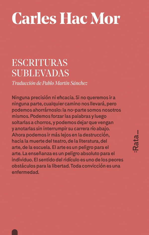 Escrituras sublevadas: 4 (rata/5)